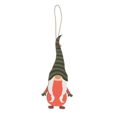 4 Set Wooden Winter Gnome Ornaments - The Fox Decor